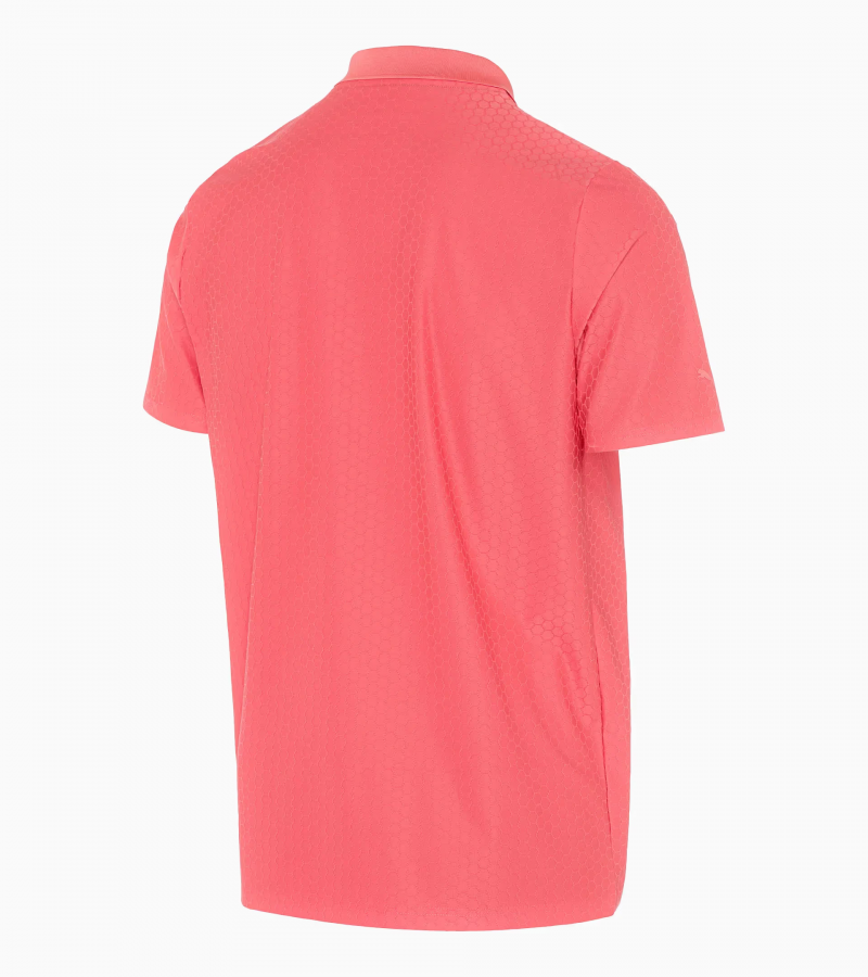 Majica sportska Hexagon Polo-Shirt, peach frost