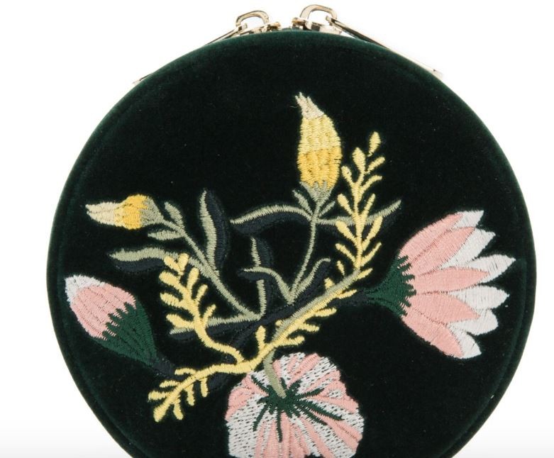 Torbica za nakit WOLF 1834, Zoe Travel Round, zelena