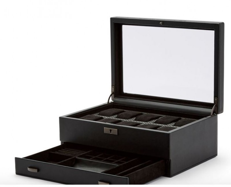 Kutija za satove WOLF 1834, Axis 10, siva