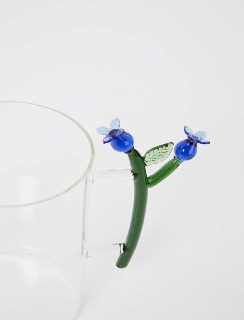 Vrč za vodu stakleni ICHENDORF Botanica, Blue