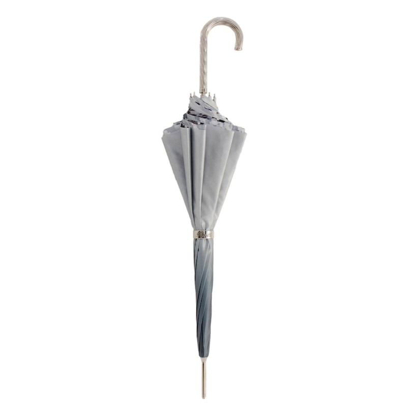 Kišobran Pasotti - Umbrella with Grey Pearls and Leopard Print