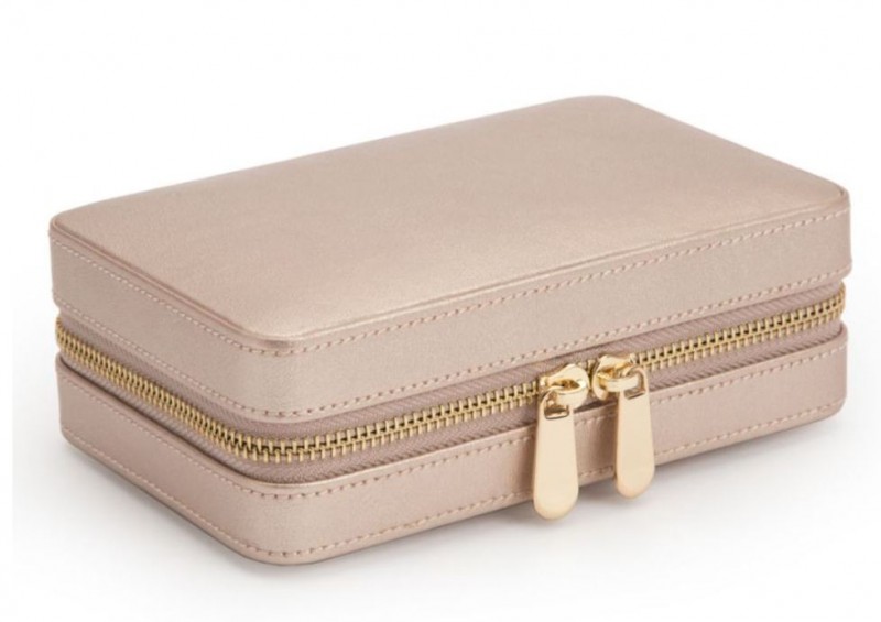 Torbica za nakit WOLF 1834, Palermo Zip, rose gold
