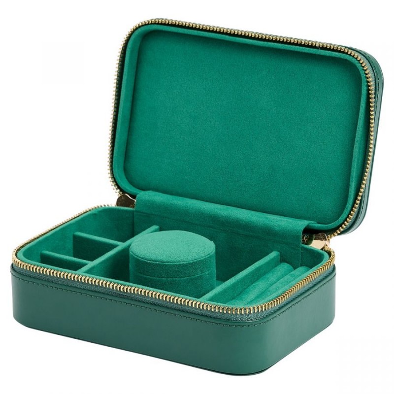Torbica za nakit WOLF 1834, Sophia Zip Travel, zelena
