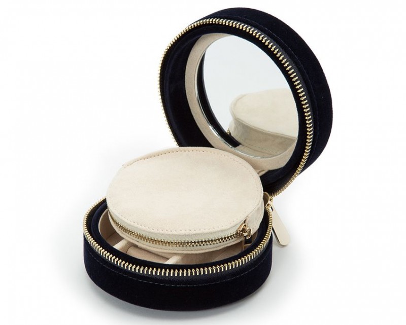 Torbica za nakit WOLF 1834, Zoe Travel Round, indigo