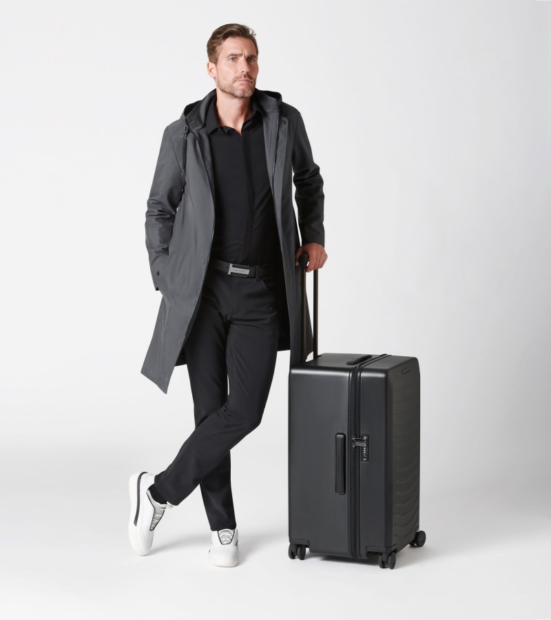 Torba s kotačima Roadster Trunk S, mat crna