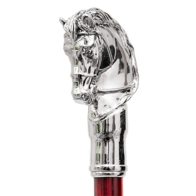 Kišobran Pasotti - Elegant Umbrella, Silver Horse Handle