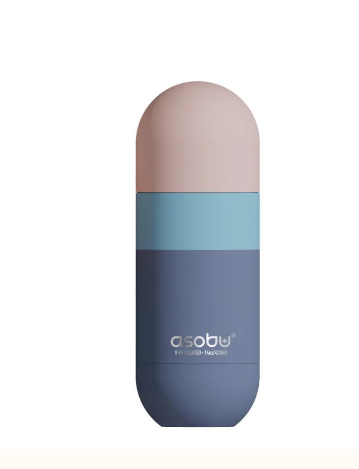 Termos boca ASOBU Orb, pastelno plava