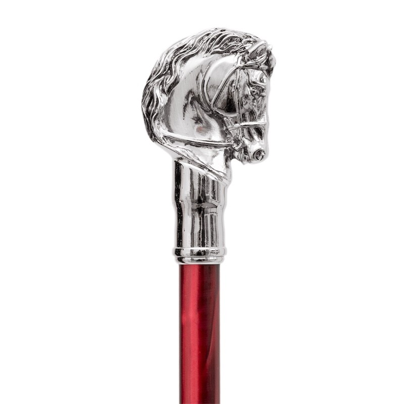 Žlica za cipele Pasotti - Silver Horse, Red Shaft