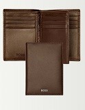 Etui za kartice Trifold Classic Smooth Brown - Hugo Boss