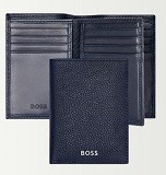 Etui za kartice Trifold Classic Grained Navy - Hugo Boss