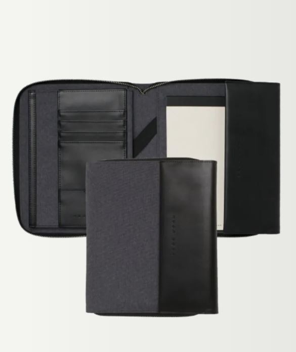 Mapa A5 Advance Fabric, svjetlo siva - Hugo Boss