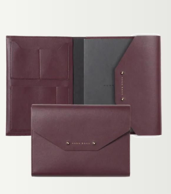 Mapa A5 Elegance, bordo - Hugo Boss
